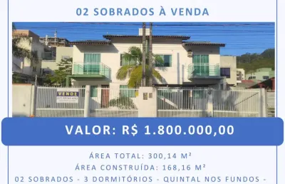 Oportunidade para investidor - 02 sobrados com 03 dormitórios cada