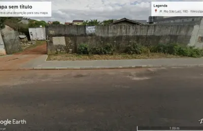 Terreno comercial à venda na Rua Rio São Luiz, 180, Weissópolis, Pinhais