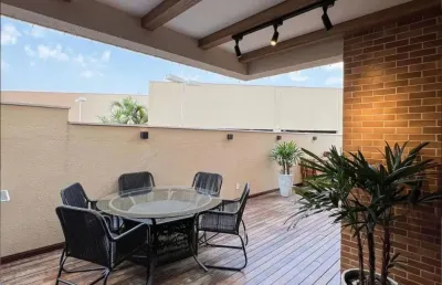 Edifício uupper parque das águas  apartamento  mobiliado  térreo com garden