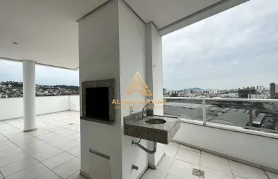 Apartamento incrível no kobrasol, com enorme terraço e vista panorâmica!!