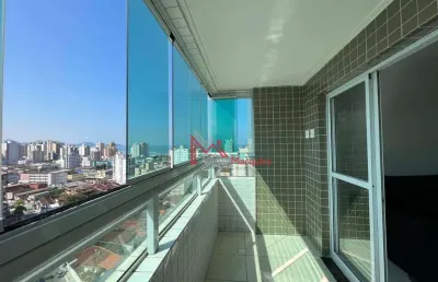 Apartamento com 1 dormitório para alugar, 48 m² por r$ 2.700,00/mês - mirim - praia grande/sp