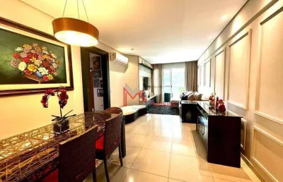 Apartamento com 3 dormitórios à venda, 125 m² por r$ 895.000,00 - canto do forte - praia grande/sp