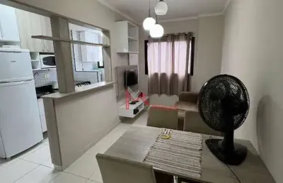 Apartamento com 1 dormitório para alugar, 67 m² por r$ 2.500,00/mês - vila assunção - praia grande/sp