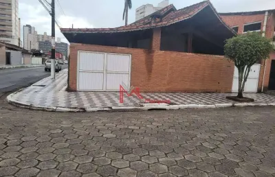 Casa com 3 dormitórios à venda, 200 m² por r$ 600.000,00 - aviação - praia grande/sp