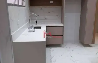 Apartamento com 2 dormitórios, sendo 1 suíte  à venda, 82 m² por r$ 330.000 - caiçara - praia grande/sp