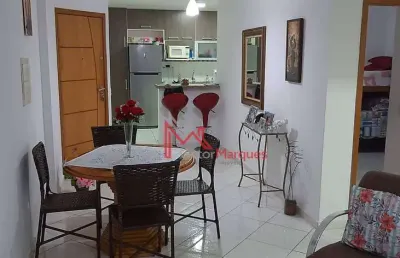 Apartamento com 2 dormitórios, sendo 1 suíte  à venda, 85 m² por r$ 500.000 - tupi - praia grande/sp