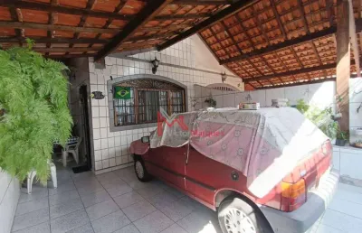 Casa geminada com 2 dormitórios, sendo 1 suíte  à venda, 96 m² por r$ 430.000 - ocian - praia grande/sp