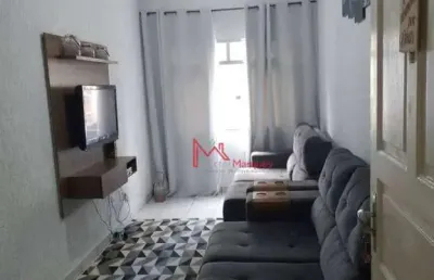 Apartamento com 2 dormitórios à venda, 75 m² por r$ 275.000,00 - aviação - praia grande/sp
