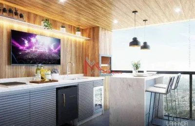 Apartamento com 2 dormitórios, sendo 1 suíte à venda, 74 m² por r$ 660.000 - canto do forte - praia grande/sp
