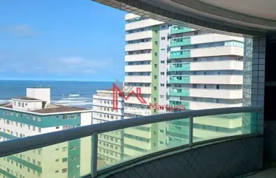 Apartamento com 3 suites, 170 m², - r$ 950.000- vila tupi - praia grande/sp