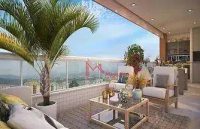 Apartamento com 2 dormitórios, sendo 1 suíte à venda, 70 m² por r$ 576.370 - vila guilhermina - praia grande/sp