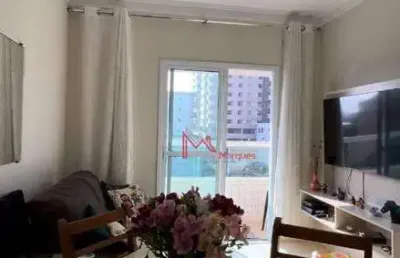 Apartamento com 2 dormitórios, sendo 1 suíte à venda, 77 m² por r$ 420.000 - caiçara - praia grande/sp