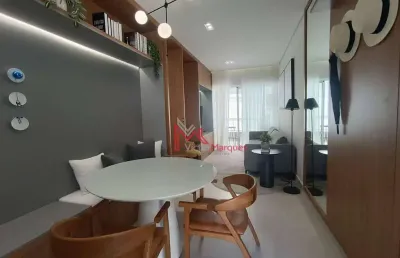 Apartamento com 2 dormitórios, sendo 1 suíte à venda, 74 m² por r$ 725.000 - gonzaga - santos/sp
