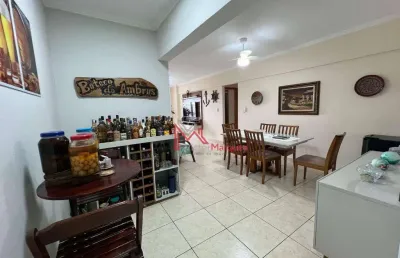 Apartamento com 2 dormitórios, 100 m² - venda por r$ 650.000,00 ou aluguel por r$ 4.000,00/mês - tupi - praia grande/sp