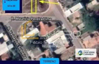 Terreno para venda com 126 m² em pousada da esperança ii, bauru - sp