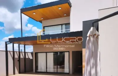 Casa em condomínio fechado para venda com 360 m² e 3 quartos em vila serrão, bauru - sp