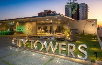 Apartamento à venda no city towers 96 m² e 2 quartos e uma suíte jardim estoril iv, bauru - sp