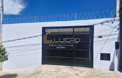 Casa para venda com 160 m² e 2 quartos em vargem limpa i, bauru - sp