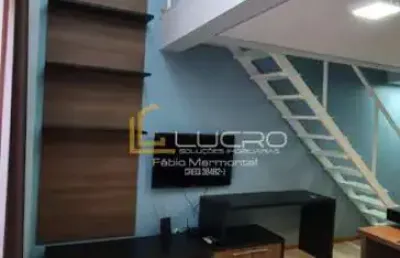 Apartamento duplex para venda com 50 m² e 1 quarto em vila nova cidade universitária, bauru - sp