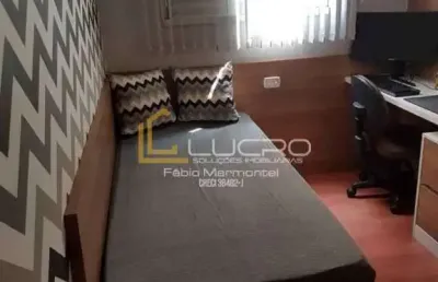 Apartamento para aluguel com 3 quartos 2 banheiros sacada e semi mobiliado