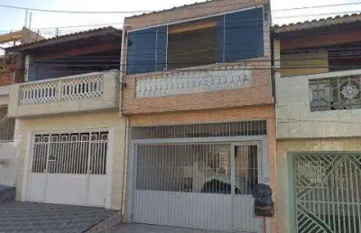 Venda de sobrado no parque piratininga, em itaquaquecetuba/sp, 125m² com 2 casas, área gourmet com churrasqueira e garagem com 2 vagas. consulte-nos.