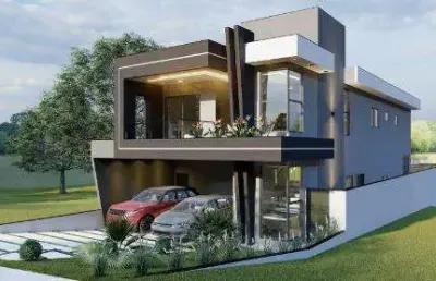 Venda de sobrado no condomínio aruã brisas, em mogi das cruzes/sp, 298m² com 4 suítes, área gourmet, piscina e garagem para 6 carros. consulte-nos.