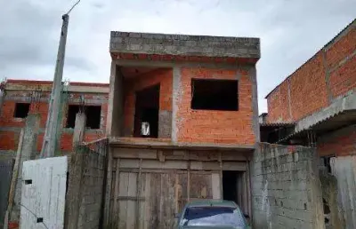 Venda de casa em construção no jardim rio negro, em itaquaquecetuba/sp, 160m² com 3 quartos, suíte, sala de estar e garagem para 4 autos. consulte-nos