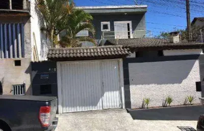 Venda de sobrado no jardim fazenda rincão, em arujá/sp, 185m² com 3 suítes, sacada, cozinha planejada, área gourmet, piscina e 3 vagas. consulte-nos