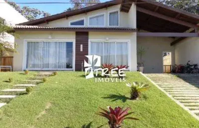Venda de casa térrea no condomínio jardim imperial hills iii, em arujá/sp, 300m² com 4 quartos, 2 suítes, quintal com piscina e 4 vagas. consulte-nos.
