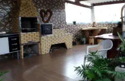 Venda de casa no mirante, em arujá/sp, 125m² com 02 casas, 03 dormitórios, sala, cozinha americana e área de lazer com churrasqueira. consulte-nos.