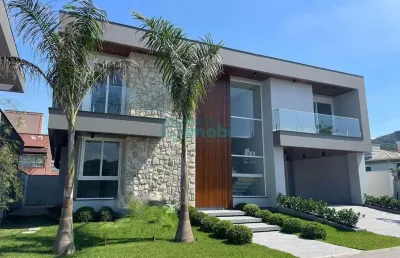 Casa 3 suítes,  263,15 m² privativos,  condomínio reserva da pedra, pedra branca, palhoça, sc