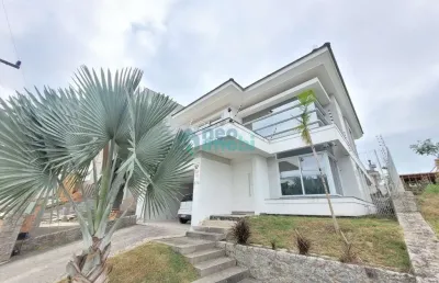Casa de alto padrão com 4 dormitórios, 256m², pedra branca, palhoça, sc