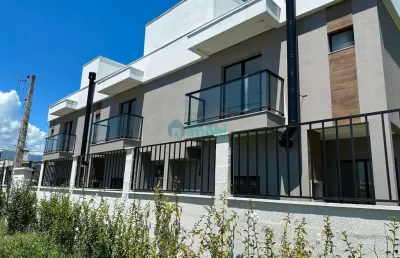 Sobrado geminado com 3 dormitórios, 99m², villa florença residence, nova palhoça, sc