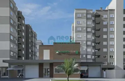 Apartamento com 2 dormitórios, garden club residence pedra branca, palhoça, sc