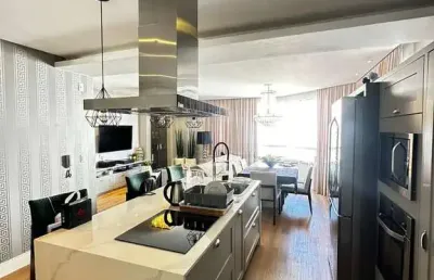 Mobiliado 91m² 2 suítes 2 vagas no centro, balneário camboriú - sc