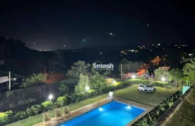 Linda chácara com 7 dormitórios à venda, 3000 m² - terra preta - mairiporã/sp
