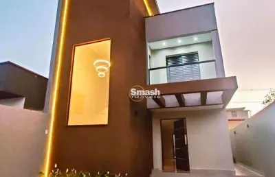 Lindo sobrado com 3 dormitórios à venda, 142 m²  - loteamento vale das flores - atibaia/sp
