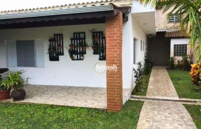 Linda casa de praia com 4 dormitórios à venda, 600 m² - praia da juréia - iguape/sp
