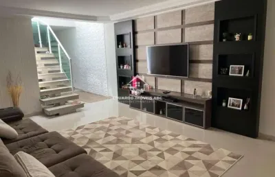 Sobrado para venda no bairro vila alpina, 4 dorm, 2 suíte, 4 vagas, 170 m
