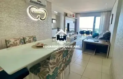 Ref: 9832. apartamento para venda de frente ao mar, totalmente mobiliado e decorado, 3 dorm(s), 1 suite(s), 96 m²