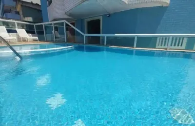 Frente mar apartamento com 2 dormitórios à venda, 75 m² por r$ 529.875 - maracanã - praia grande/sp