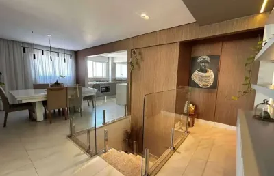 Cobertura com 3 dormitórios à venda, 218 m² por r$ 1.300.000,00 - tupi - praia grande/sp