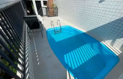 Cobertura com 3 suítes à venda, 120 m² por r$ 850.000 - vila guilhermina - praia grande/sp