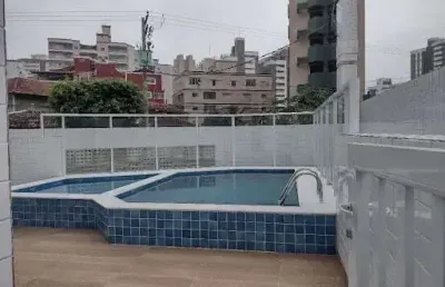 Apartamento com 2 dormitórios - vila mirim- praia grande