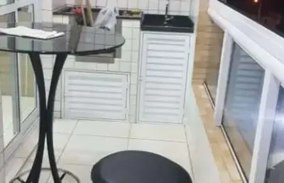 Apartamento com 1 dormitório à venda, 46 m² por r$ 319.000,00 - aviação - praia grande/sp
