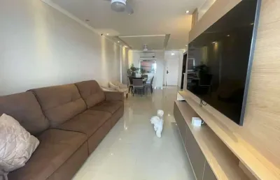 Apartamento com 4 dormitórios à venda, 151 m² por r$ 1.600.000,00 - vila guilhermina - praia grande/sp