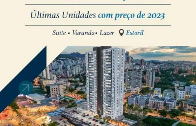 Apartamento para vender com 2 quartos 1 suítes no bairro estoril em belo horizonte