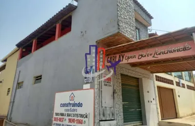 Casa com loja  para vender com 01 quarto no bairro tropical em contagem