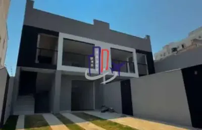 Casa geminada com cobertura 03 quartos 01 suíte no bairro xangri-lá em contagem