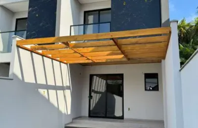 Casa com 3 quartos à venda na rua humanitas, 17, são marcos, joinville, 113 m2 por r$ 599.000